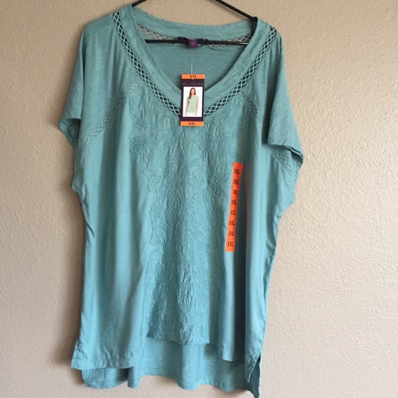 Gloria Vanderbilt XXL hi lo top. - Picture 1 of 6